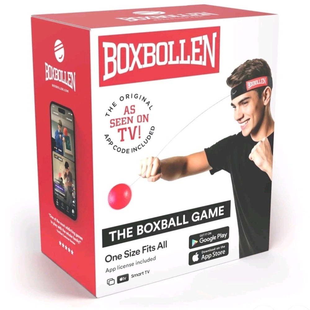 Boxbollen The Boxball Game Original Reflex Ball Set with App Code One Size